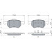 BOSCH | Bremsbelagsatz, Scheibenbremse | 0 986 424 668 BOSCH | Bremsbelagsatz, Scheibenbremse | 0 986 424 668