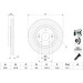 BOSCH | Bremsscheibe | 0 986 479 E42 BOSCH | Bremsscheibe | 0 986 479 E42