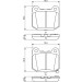 BOSCH Bremsbelagsatz, Scheibenbremse 0 986 494 865