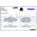Delphi | Bremsbelagsatz, Scheibenbremse | LP1601 Delphi | Bremsbelagsatz, Scheibenbremse | LP1601
