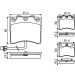 BOSCH | Bremsbelagsatz, Scheibenbremse | 0 986 494 041
