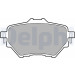 Delphi | Bremsbelagsatz, Scheibenbremse | LP2505 Delphi | Bremsbelagsatz, Scheibenbremse | LP2505