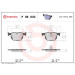 Brembo | Bremsbelagsatz, Scheibenbremse | P 06 033X Brembo | Bremsbelagsatz, Scheibenbremse | P 06 033X