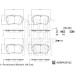Blue Print | Bremsbelagsatz, Scheibenbremse | ADBP420122