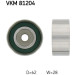 VKM 81204 Umlenk-/Führungsrolle, Zahnriemen VKM 81204 Umlenk-/Führungsrolle, Zahnriemen