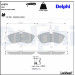 Delphi | Bremsbelagsatz, Scheibenbremse | LP878