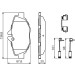 BOSCH | Bremsbelagsatz, Scheibenbremse | 0 986 494 647 BOSCH | Bremsbelagsatz, Scheibenbremse | 0 986 494 647