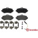 Brembo | Bremsbelagsatz, Scheibenbremse | P 50 047