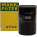 MANN-FILTER W 719/30 Ölfilter 3/4-16 UNF, mit einem Rücklaufsperrventil, Anschraubfilter MANN-FILTER W 719/30 Ölfilter 3/4-16 UNF, mit einem Rücklaufsperrventil, Anschraubfilter