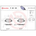 Brembo | Bremsbelagsatz, Scheibenbremse | P 23 131 Brembo | Bremsbelagsatz, Scheibenbremse | P 23 131