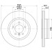 Hella | Bremsscheibe | 8DD 355 110-041
