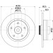 Hella | Bremsscheibe | 8DD 355 123-181