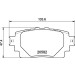 Brembo | Bremsbelagsatz, Scheibenbremse | P 83 174 Brembo | Bremsbelagsatz, Scheibenbremse | P 83 174