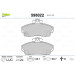 598022 Bremsbelagsatz, Scheibenbremse