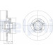 Delphi | Bremsscheibe | BG9024RS