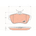 TRW Bremsbelagsatz, Scheibenbremse COTEC GDB1740