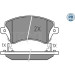 Meyle | Bremsbelagsatz, Scheibenbremse | 025 237 6617/PD Meyle | Bremsbelagsatz, Scheibenbremse | 025 237 6617/PD