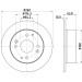 Hella | Bremsscheibe | 8DD 355 112-011