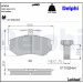 Delphi | Bremsbelagsatz, Scheibenbremse | LP424 Delphi | Bremsbelagsatz, Scheibenbremse | LP424
