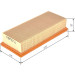 BOSCH 1 457 433 781 Luftfilter