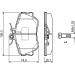 BOSCH | Bremsbelagsatz, Scheibenbremse | 0 986 460 977