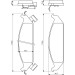 BOSCH Bremsbelagsatz, Scheibenbremse 0 986 494 313