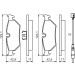 BOSCH | Bremsbelagsatz, Scheibenbremse | 0 986 424 027 BOSCH | Bremsbelagsatz, Scheibenbremse | 0 986 424 027