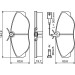 BOSCH | Bremsbelagsatz, Scheibenbremse | 0 986 424 556 BOSCH | Bremsbelagsatz, Scheibenbremse | 0 986 424 556