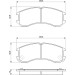 0 986 493 790 Bremsbelagsatz, Scheibenbremse