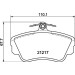Hella | Bremsbelagsatz, Scheibenbremse | 8DB 355 017-921