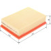 BOSCH F 026 400 345 Luftfilter BOSCH F 026 400 345 Luftfilter