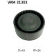 SKF | Umlenk-/Führungsrolle, Keilrippenriemen | VKM 31303