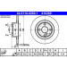 ATE | Bremsscheibe | 24.0110-0269.1 ATE | Bremsscheibe | 24.0110-0269.1