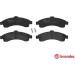 Brembo | Bremsbelagsatz, Scheibenbremse | P 10 009 Brembo | Bremsbelagsatz, Scheibenbremse | P 10 009