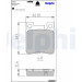 Delphi | Bremsbelagsatz, Scheibenbremse | LP841 Delphi | Bremsbelagsatz, Scheibenbremse | LP841