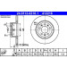 ATE | Bremsscheibe | 24.0112-0216.1 ATE | Bremsscheibe | 24.0112-0216.1