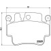 Brembo | Bremsbelagsatz, Scheibenbremse | P 65 009