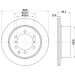 Hella | Bremsscheibe | 8DD 355 118-141