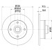 Hella | Bremsscheibe | 8DD 355 101-661