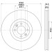 Hella | Bremsscheibe | 8DD 355 119-641