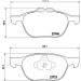 Hella | Bremsbelagsatz, Scheibenbremse | 8DB 355 020-411