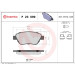 Brembo | Bremsbelagsatz, Scheibenbremse | P 23 099
