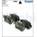 Delphi | Bremsbelagsatz, Scheibenbremse | LP1958 Delphi | Bremsbelagsatz, Scheibenbremse | LP1958