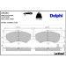 Delphi Bremsbelagsatz, Scheibenbremse LP2143 Delphi Bremsbelagsatz, Scheibenbremse LP2143