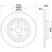 Hella | Bremsscheibe | 8DD 355 116-071