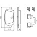 BOSCH | Bremsbelagsatz, Scheibenbremse | 0 986 424 528