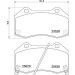 Brembo | Bremsbelagsatz, Scheibenbremse | P 59 094 Brembo | Bremsbelagsatz, Scheibenbremse | P 59 094