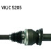 SKF VKJC 5205 Antriebswelle für VW MULTIVAN, TRANSPORTER, CALIFORNIA 873mm, mit Lager