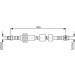 BOSCH | Bremsschlauch | 1 987 481 783 BOSCH | Bremsschlauch | 1 987 481 783