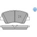 Meyle | Bremsbelagsatz, Scheibenbremse | 025 256 9218 Meyle | Bremsbelagsatz, Scheibenbremse | 025 256 9218